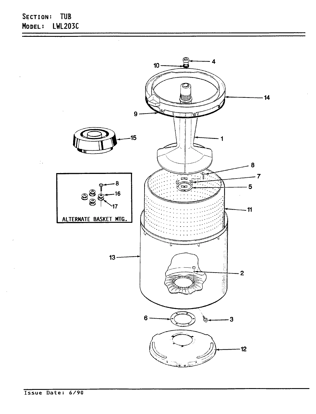 15 - TUB (ORIG. REV. A-D)