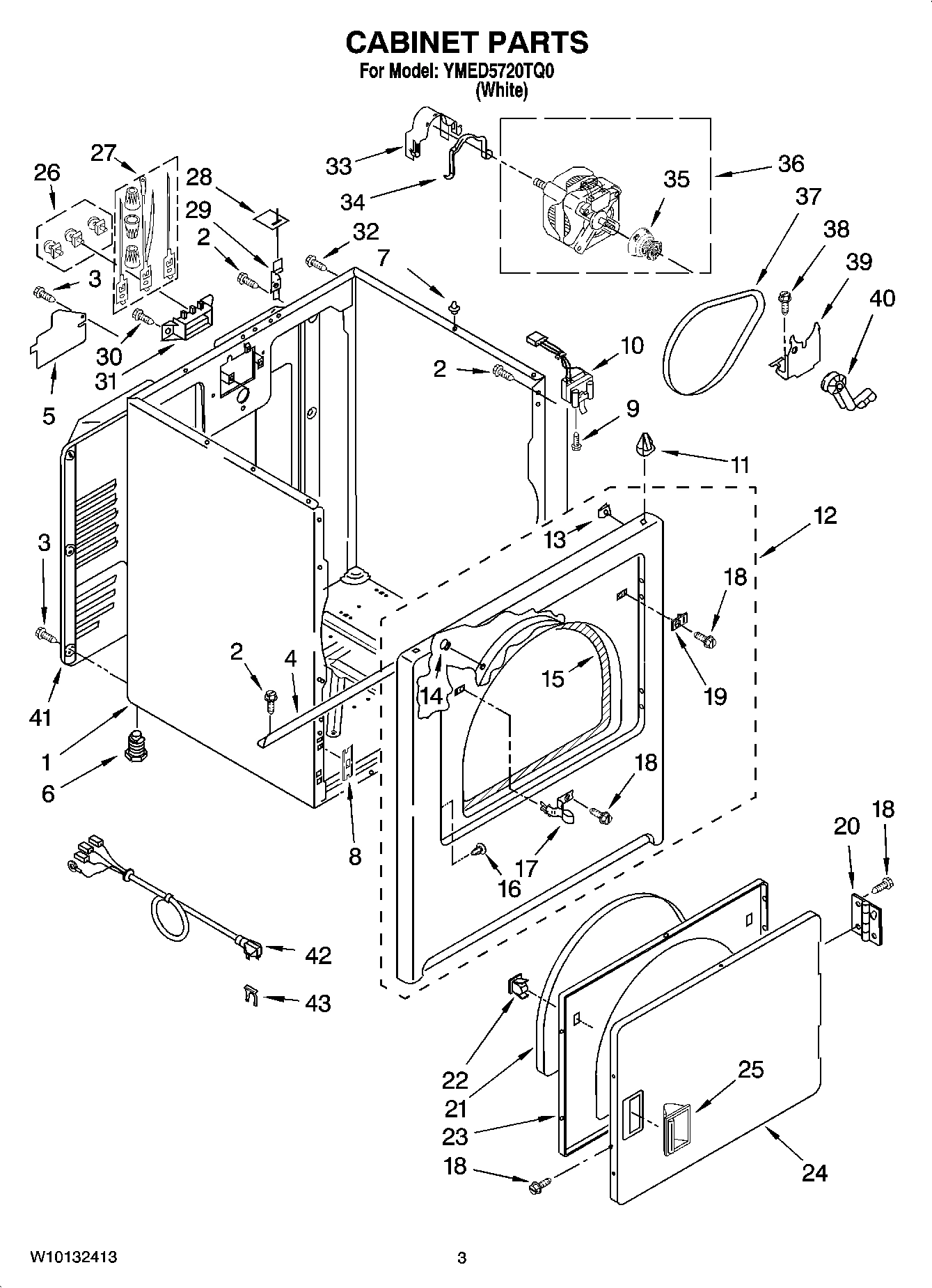 02 - CABINET PARTS