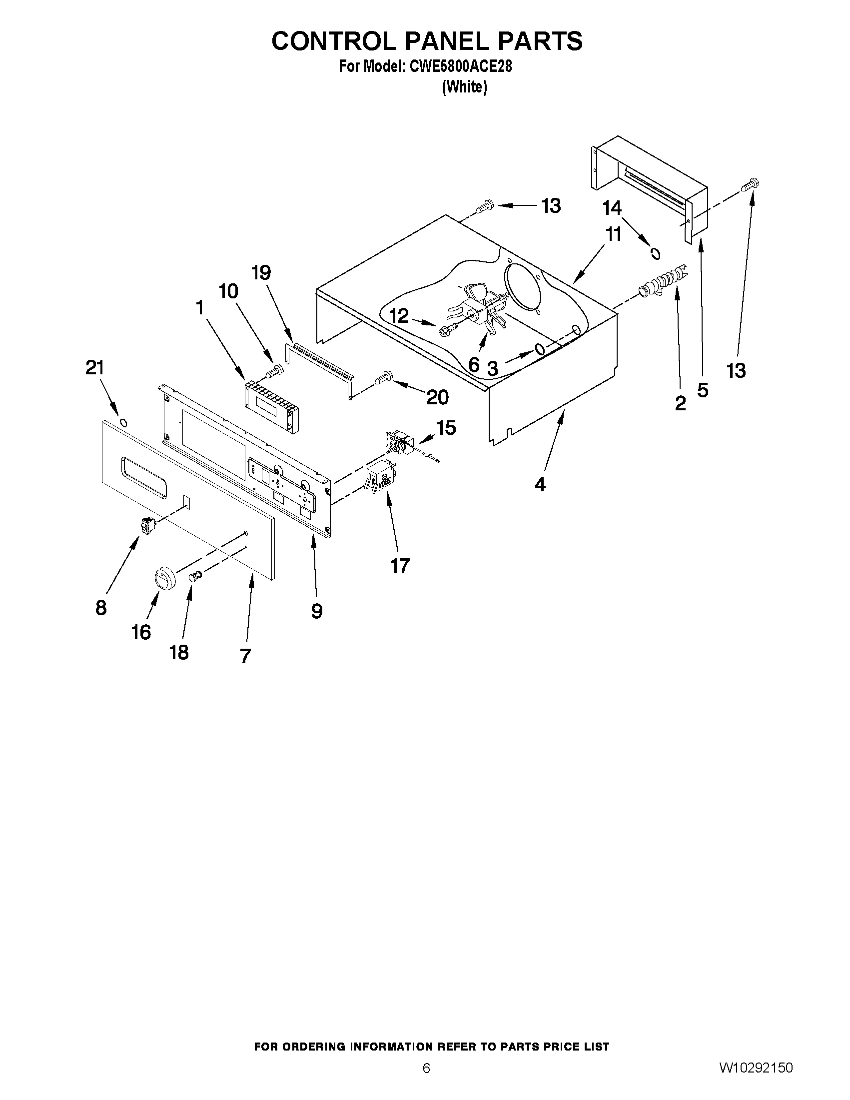 05 - CONTROL PANEL PARTS