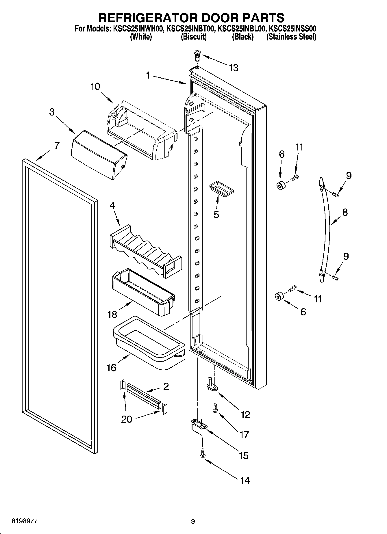 06 - REFRIGERATOR DOOR PARTS