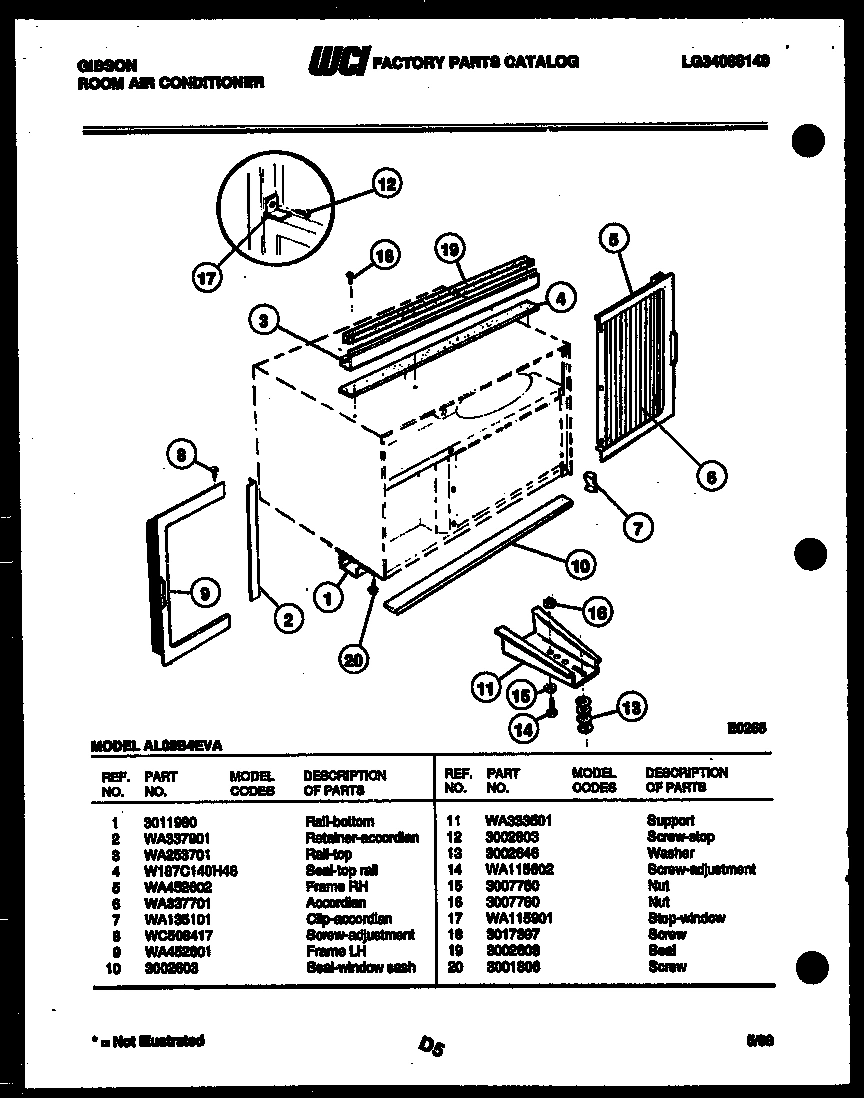 06 - CABINET AND INSTALLATION PARTS