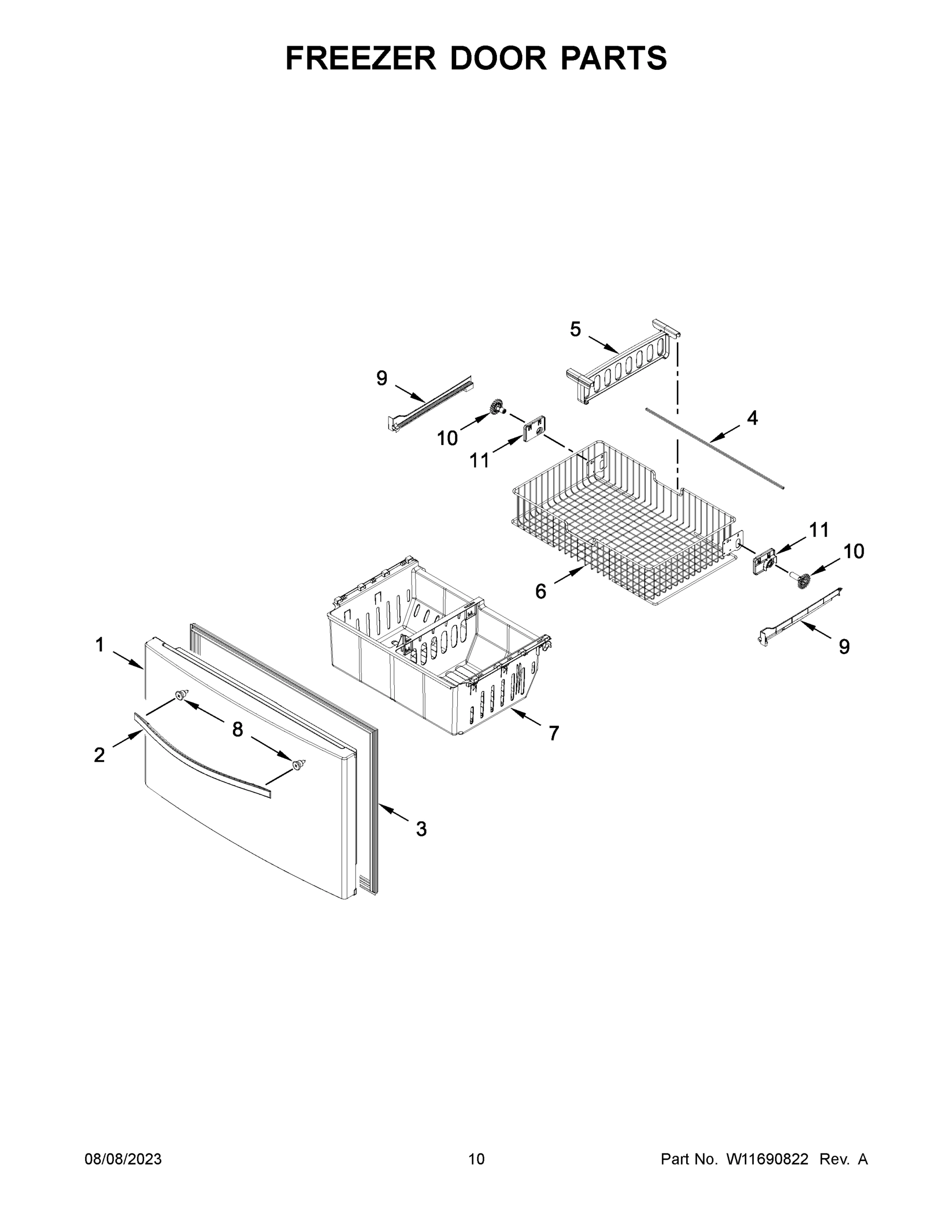 06 - FREEZER DOOR PARTS