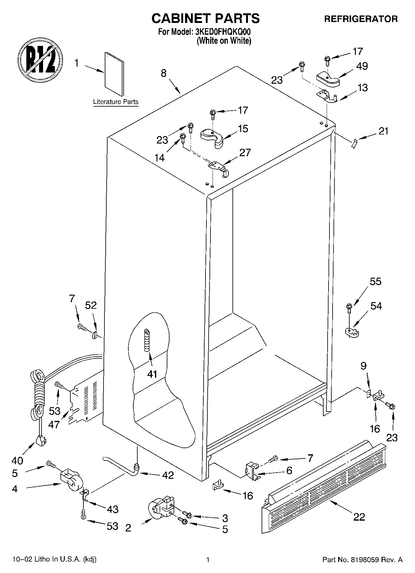 01 - CABINET, LITERATURE