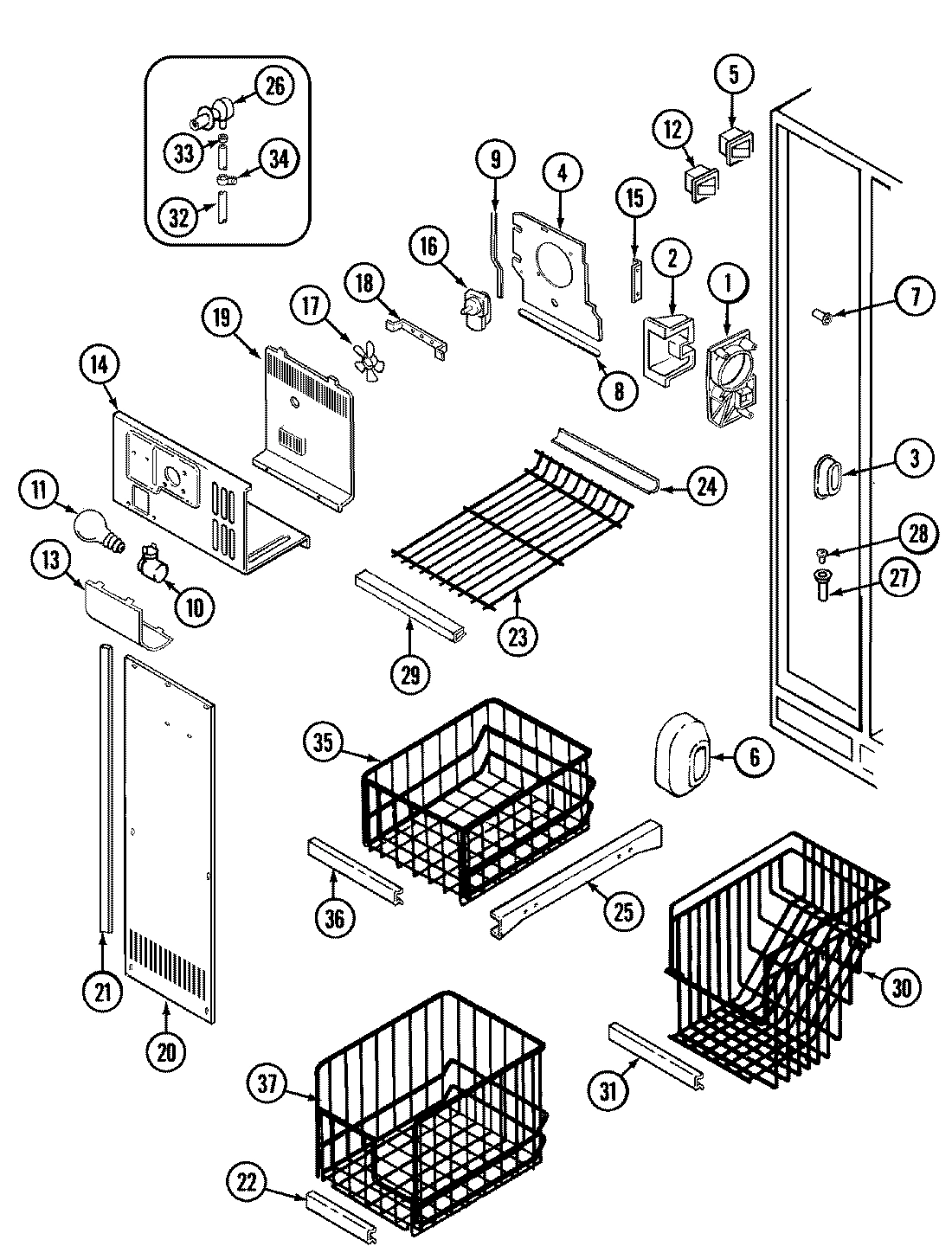 01 - FREEZER COMPARTMENT