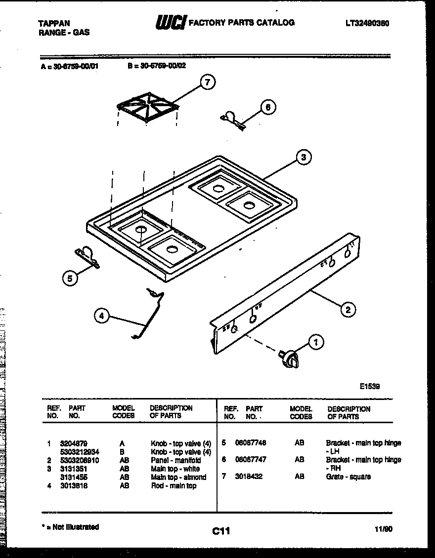03 - COOKTOP PARTS