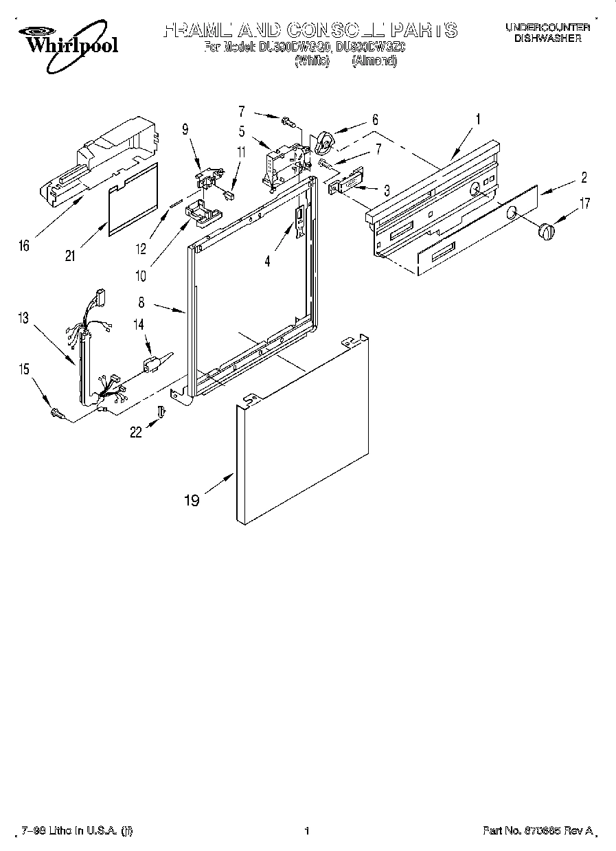 01 - FRAME AND CONSOLE