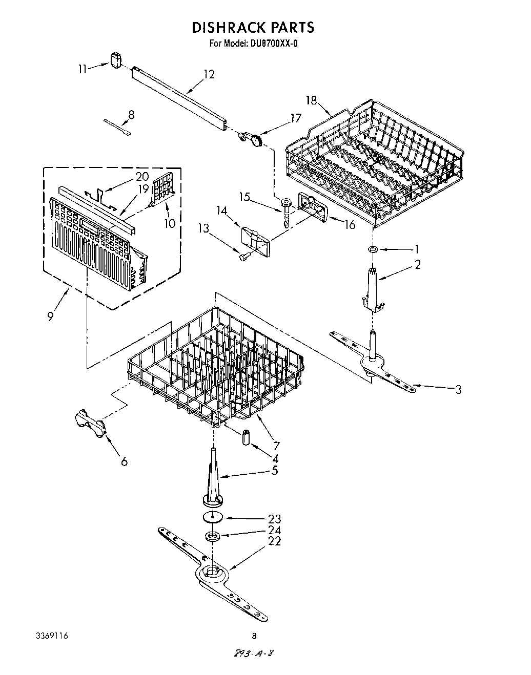 06 - DISHRACK , LIT/OPTIONAL