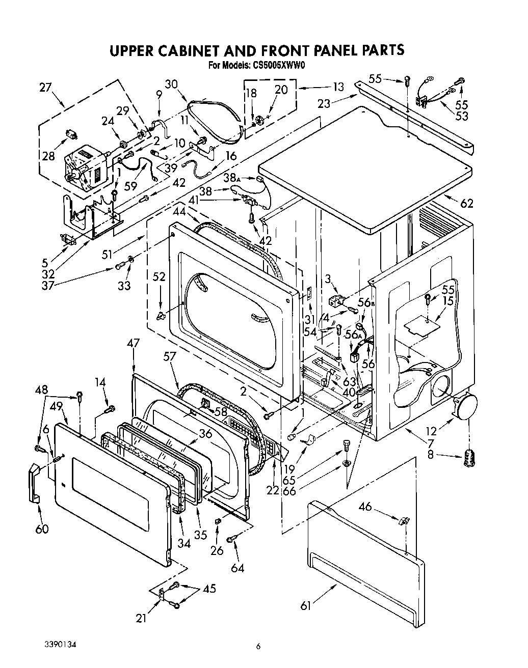 03 - UPPER CABINET AND FRONT PANEL