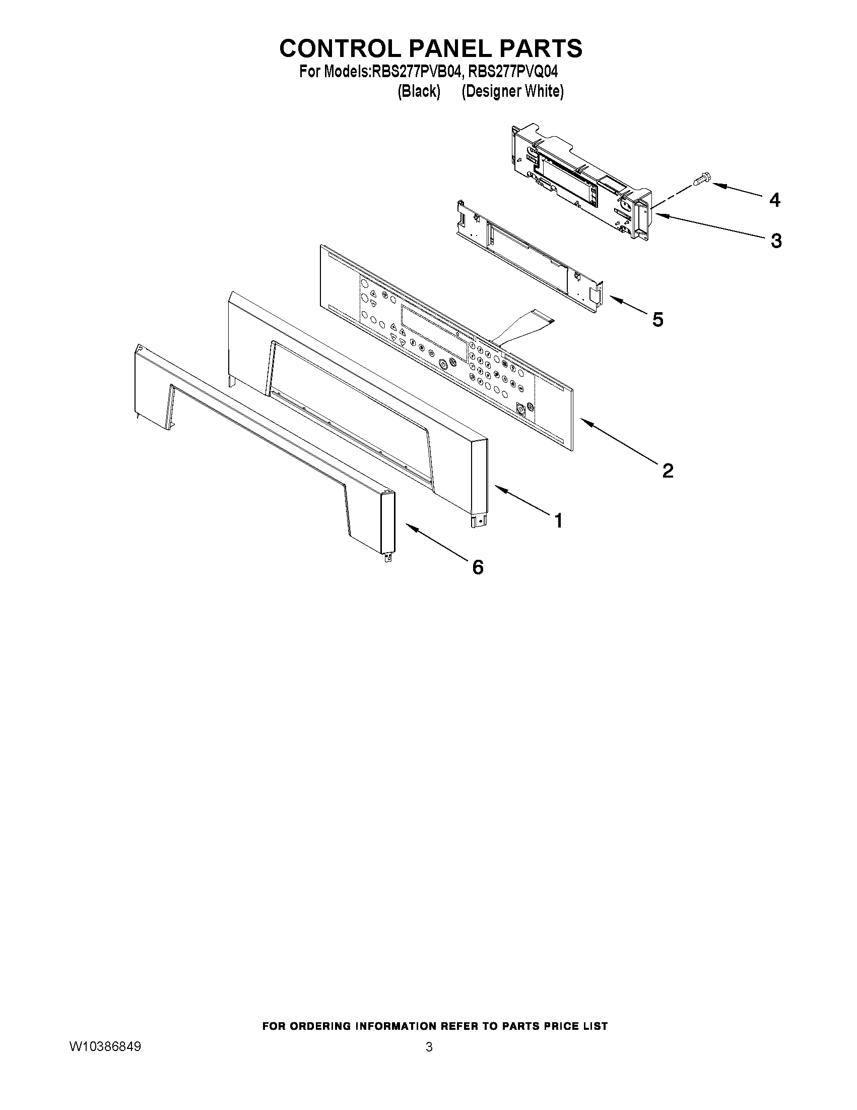 02 - CONTROL PANEL PARTS