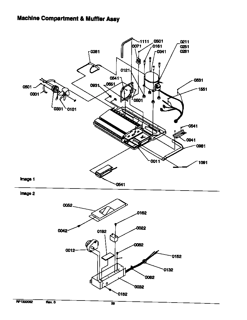 10 - MACHINE COMPARTMENT & MUFFLER ASSY