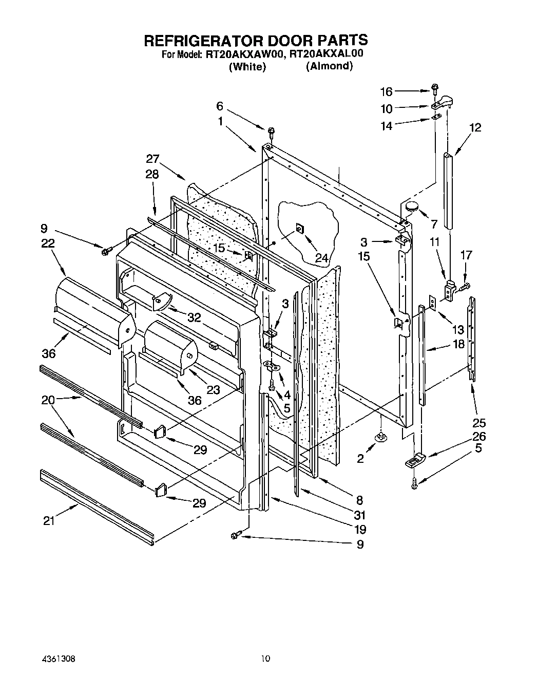 08 - REFRIGERATOR DOOR, LIT/OPTIONAL