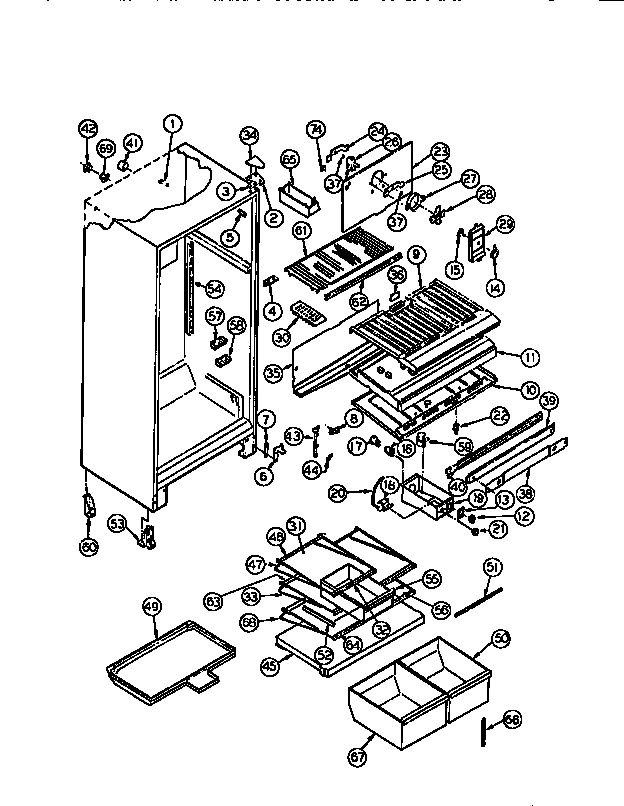 10 - CABINET PARTS