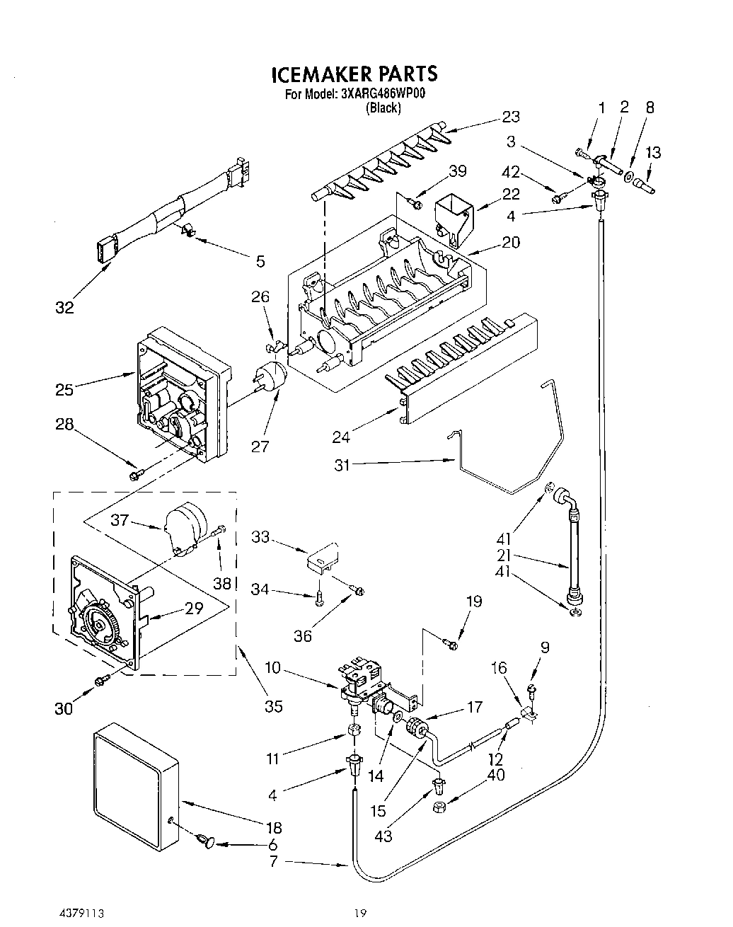 12 - ICEMAKER, LIT/OPTIONAL