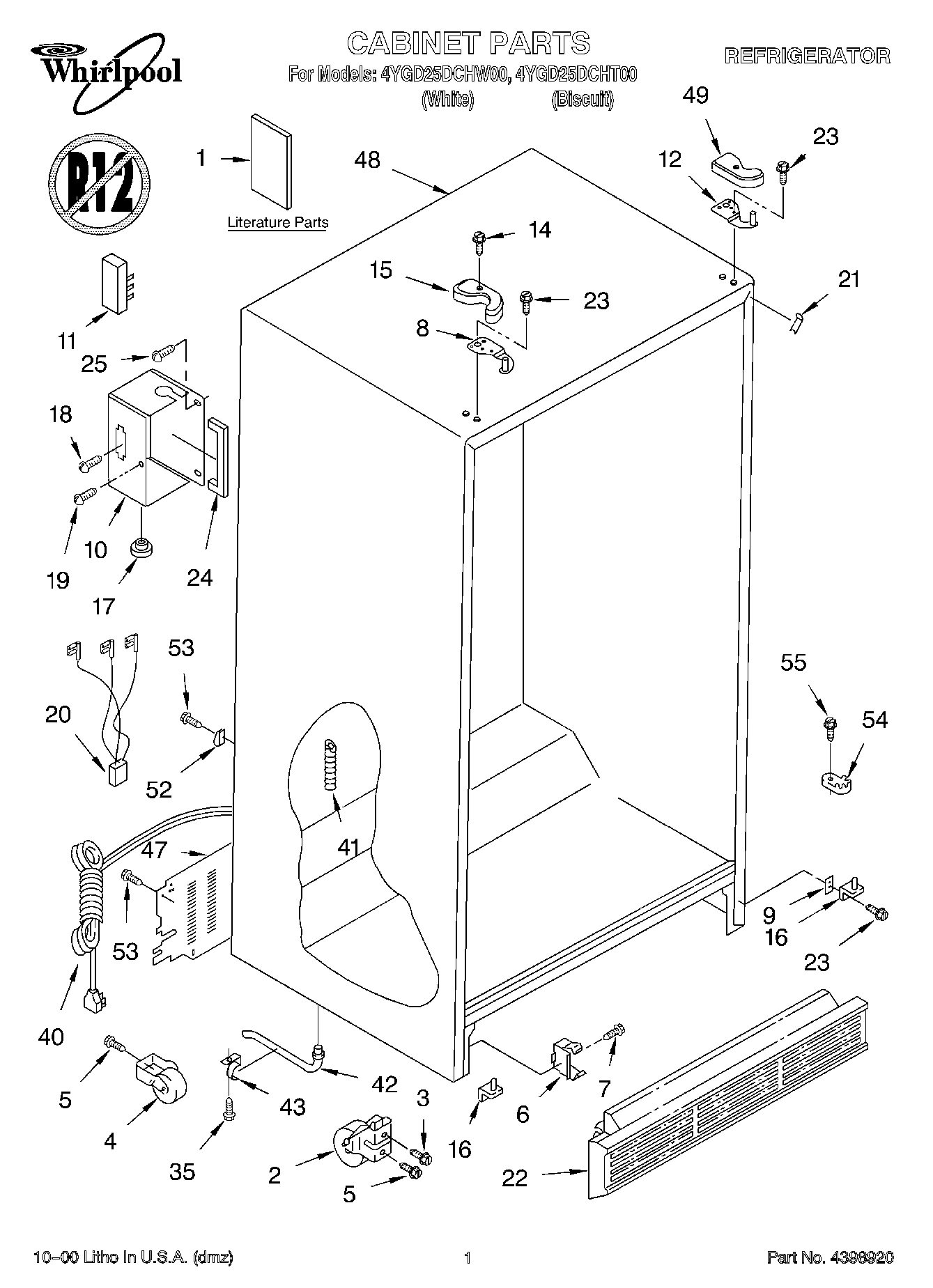 01 - CABINET, LITERATURE