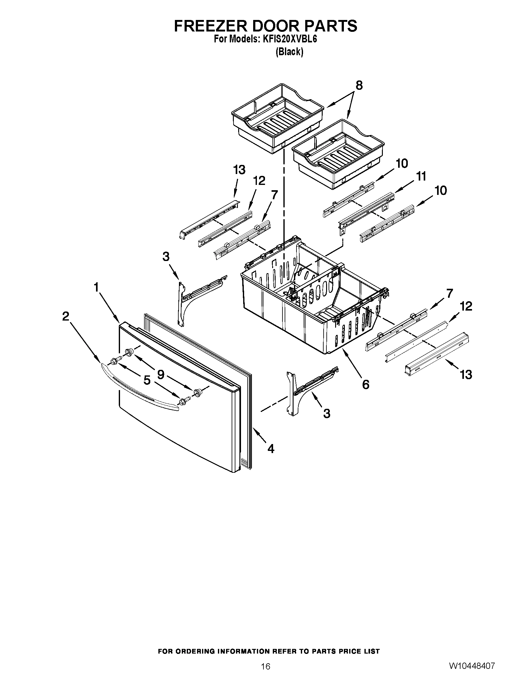 09 - FREEZER DOOR PARTS