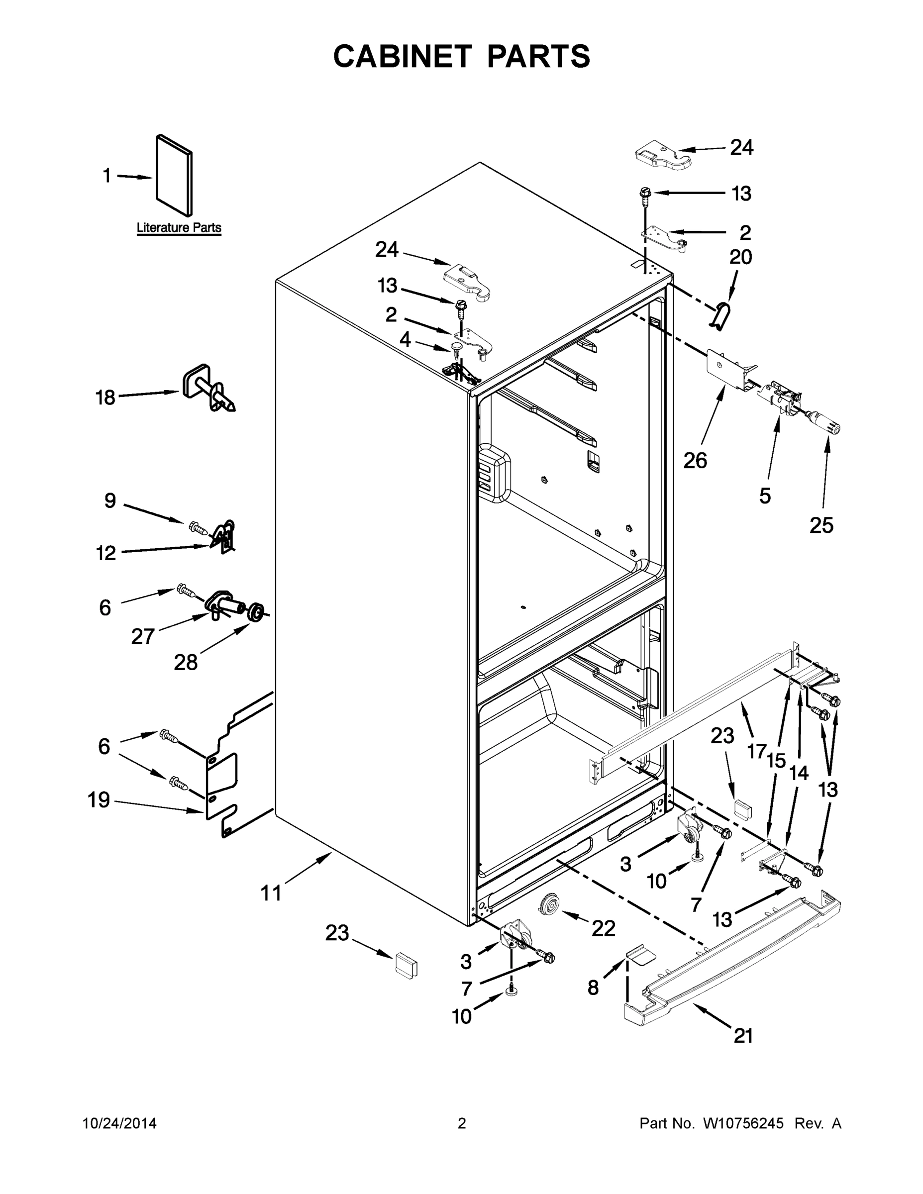 02 - CABINET PARTS