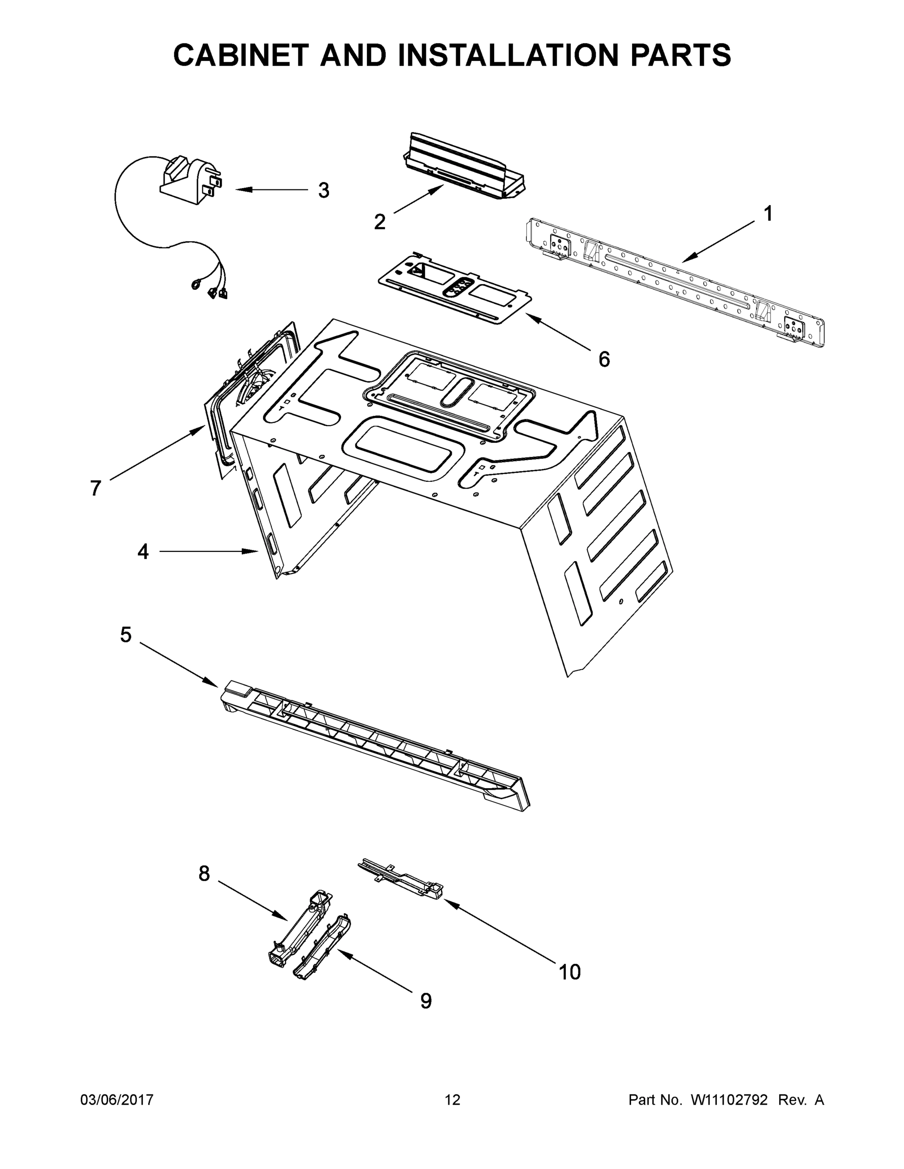 07 - CABINET AND INSTALLATION PARTS