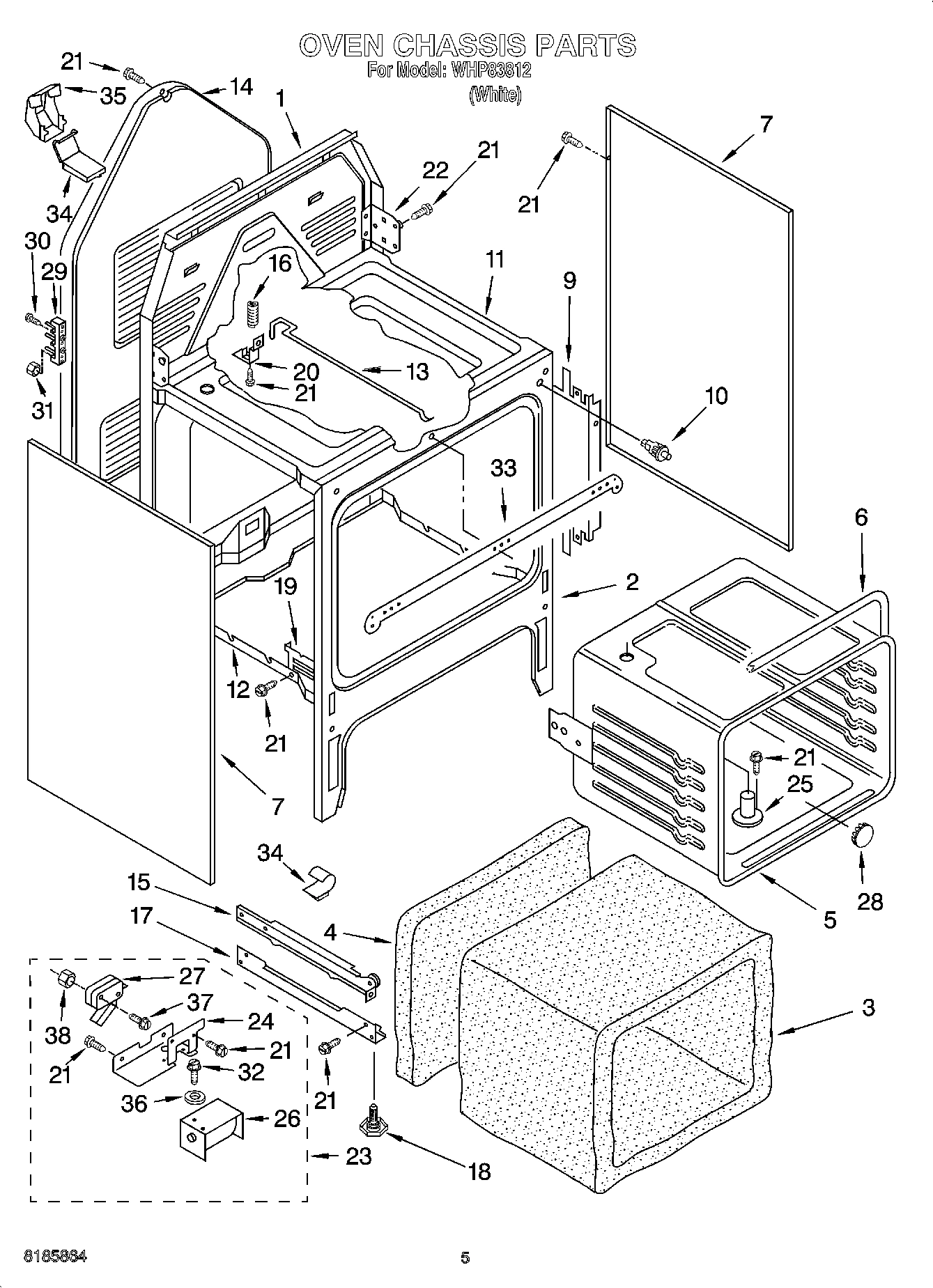 04 - OVEN CHASSIS PARTS