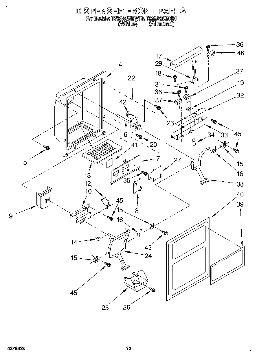 08 - DISPENSER FRONT