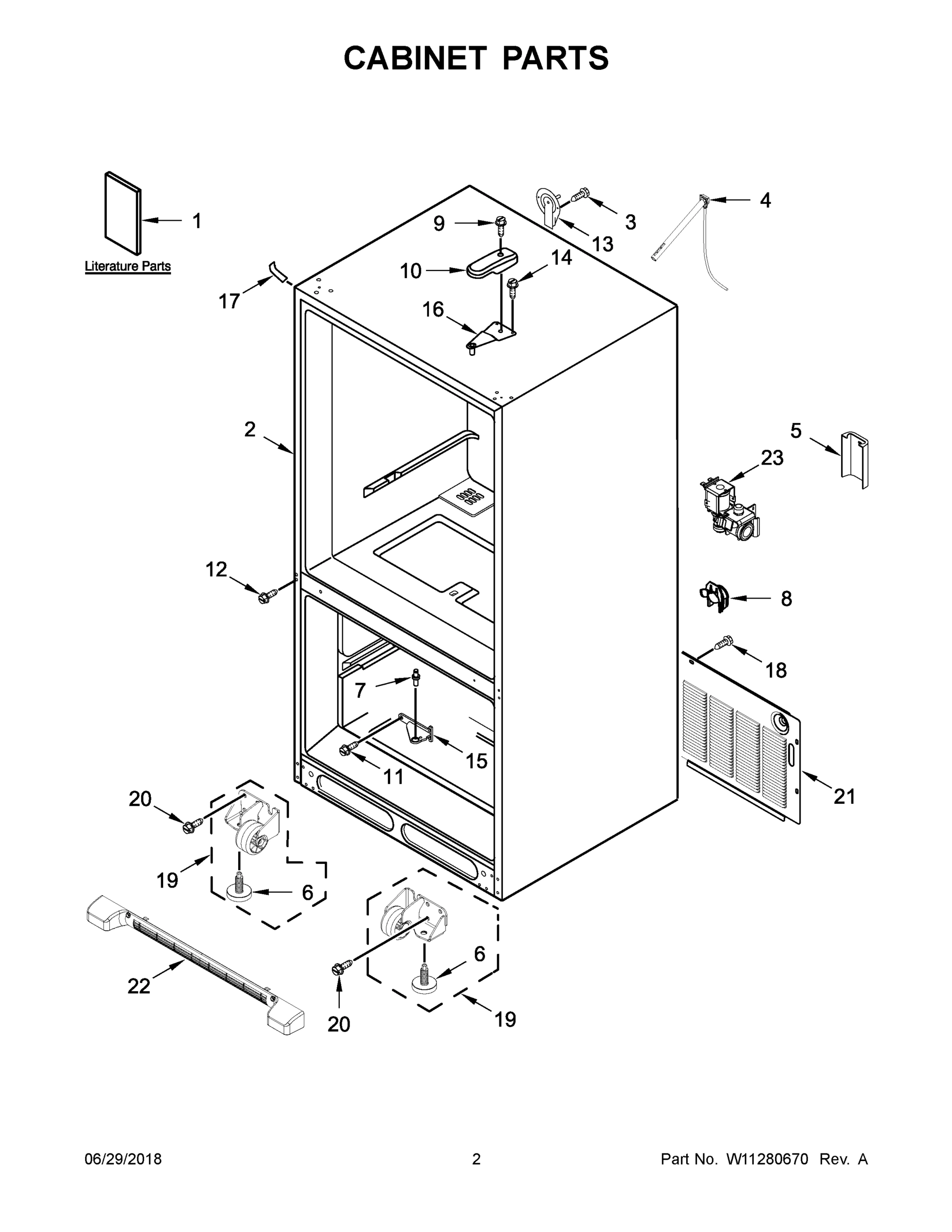 02 - CABINET PARTS