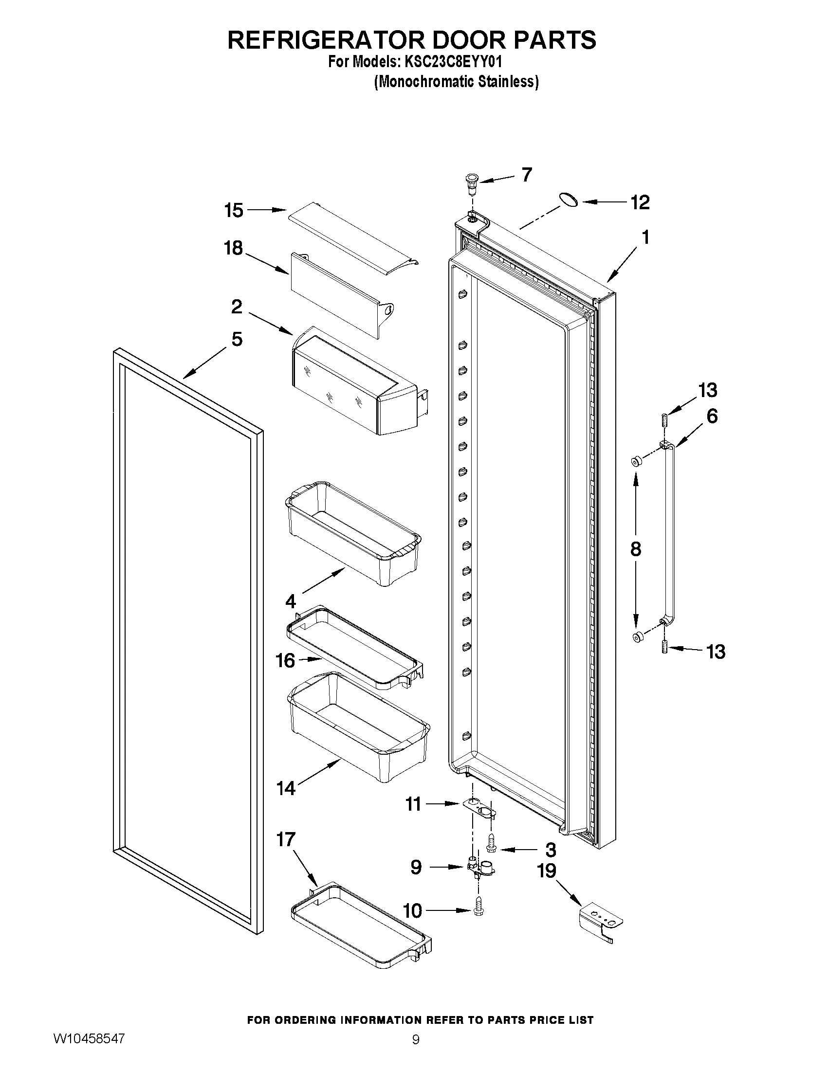 06 - REFRIGERATOR DOOR PARTS
