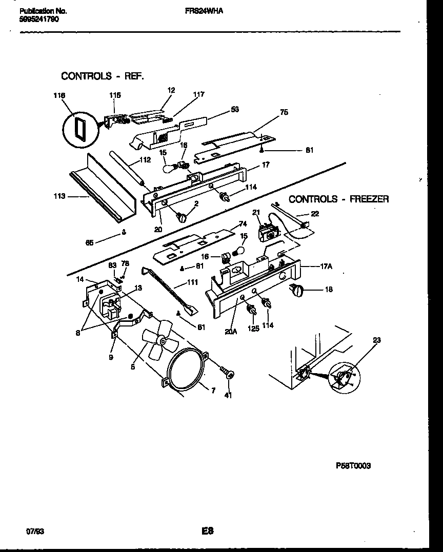 06 - REFRIGERATOR CONTROL ASSEMBLY, DAMP