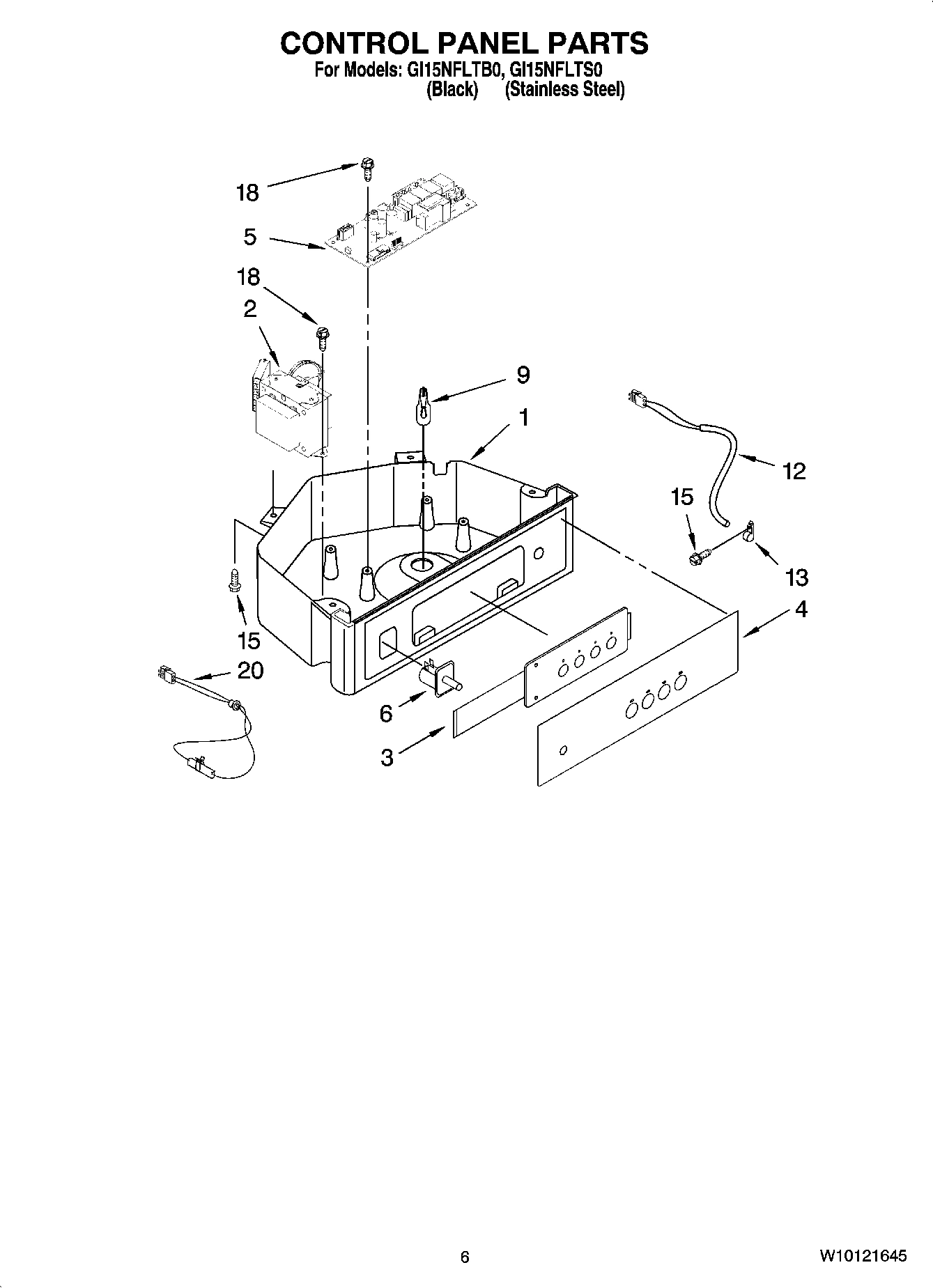 04 - CONTROL PANEL PARTS