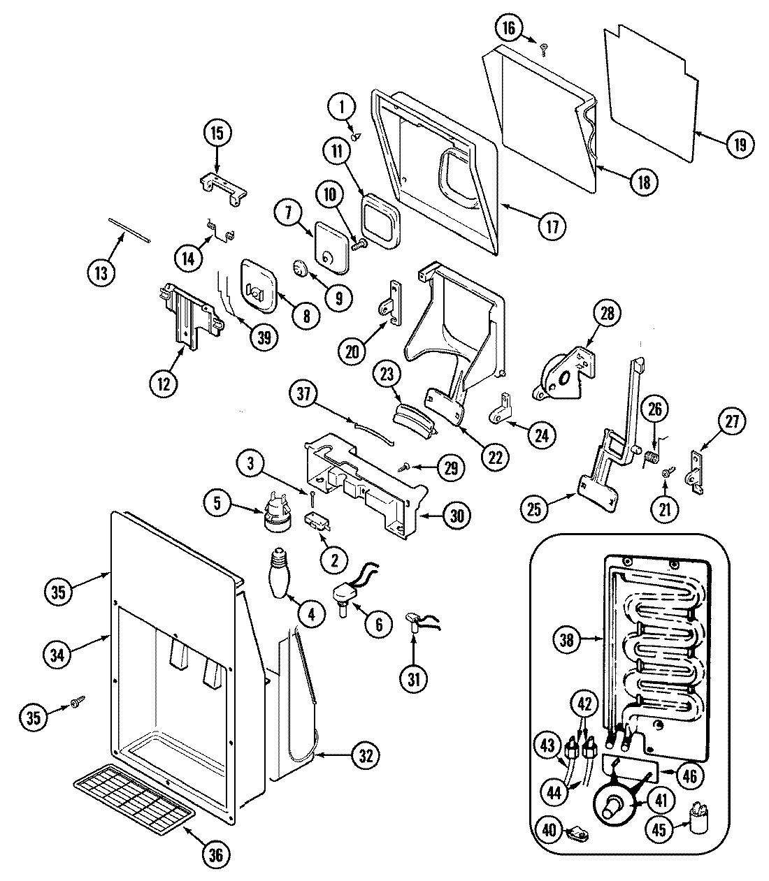 07 - ICE & WATER DISPENSER