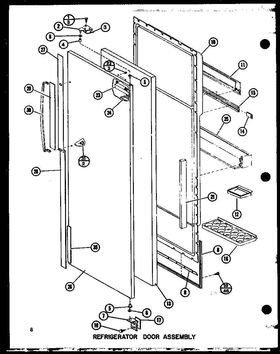 08 - REF DOOR ASSY