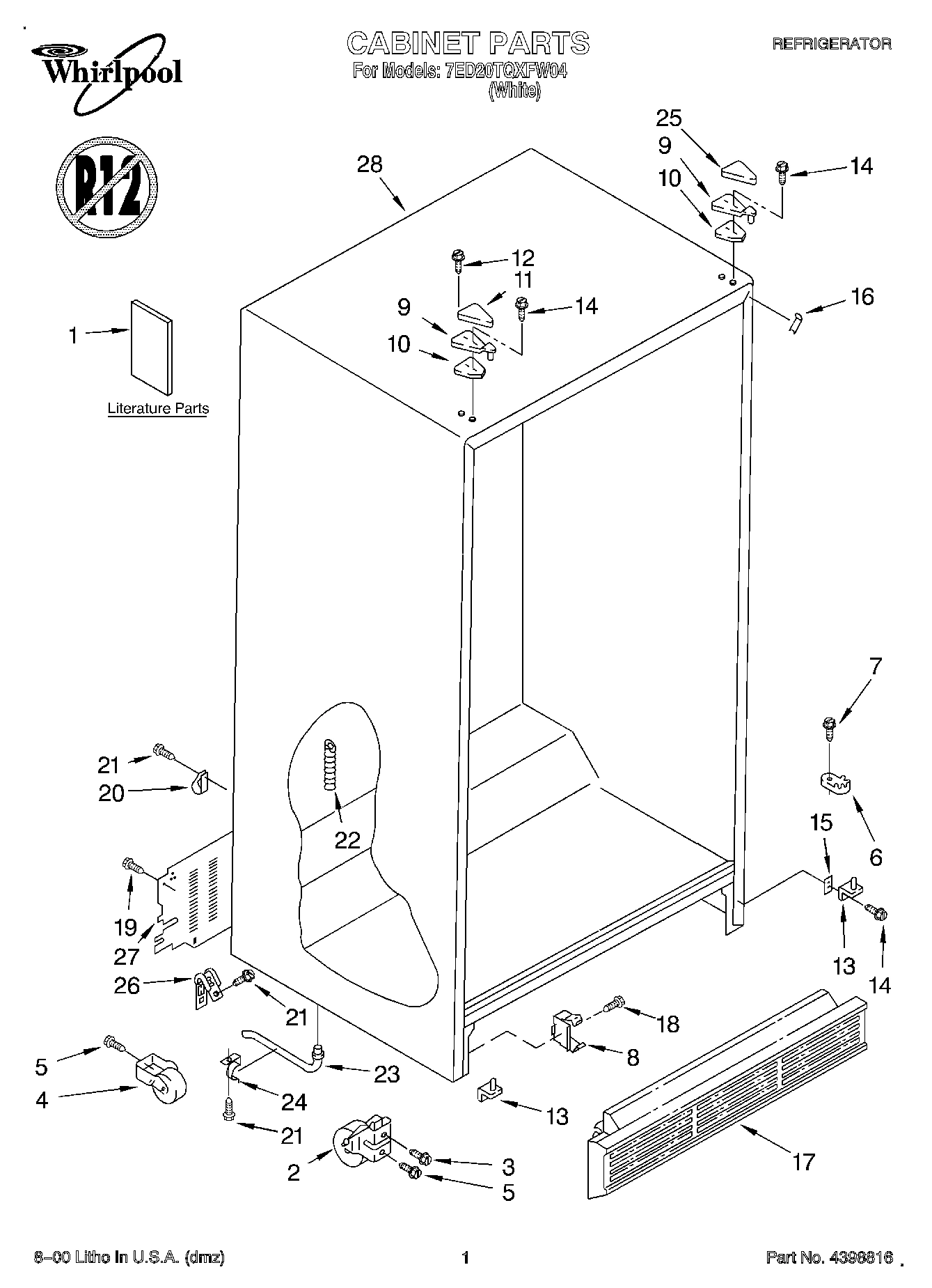 01 - CABINET, LITERATURE