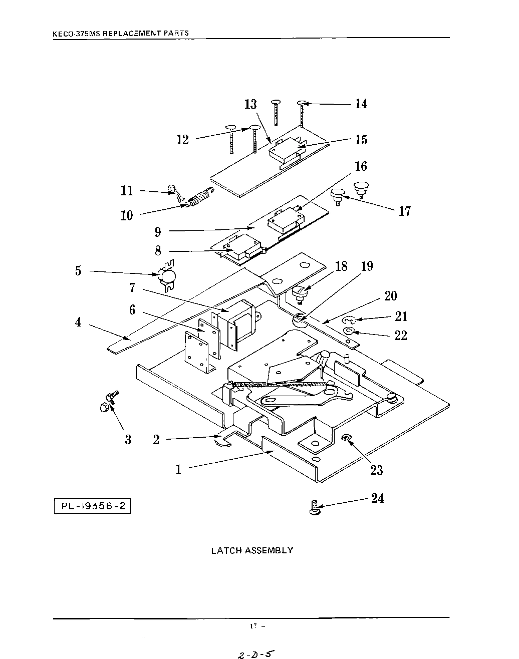 09 - LATCH ASSEMBLY
