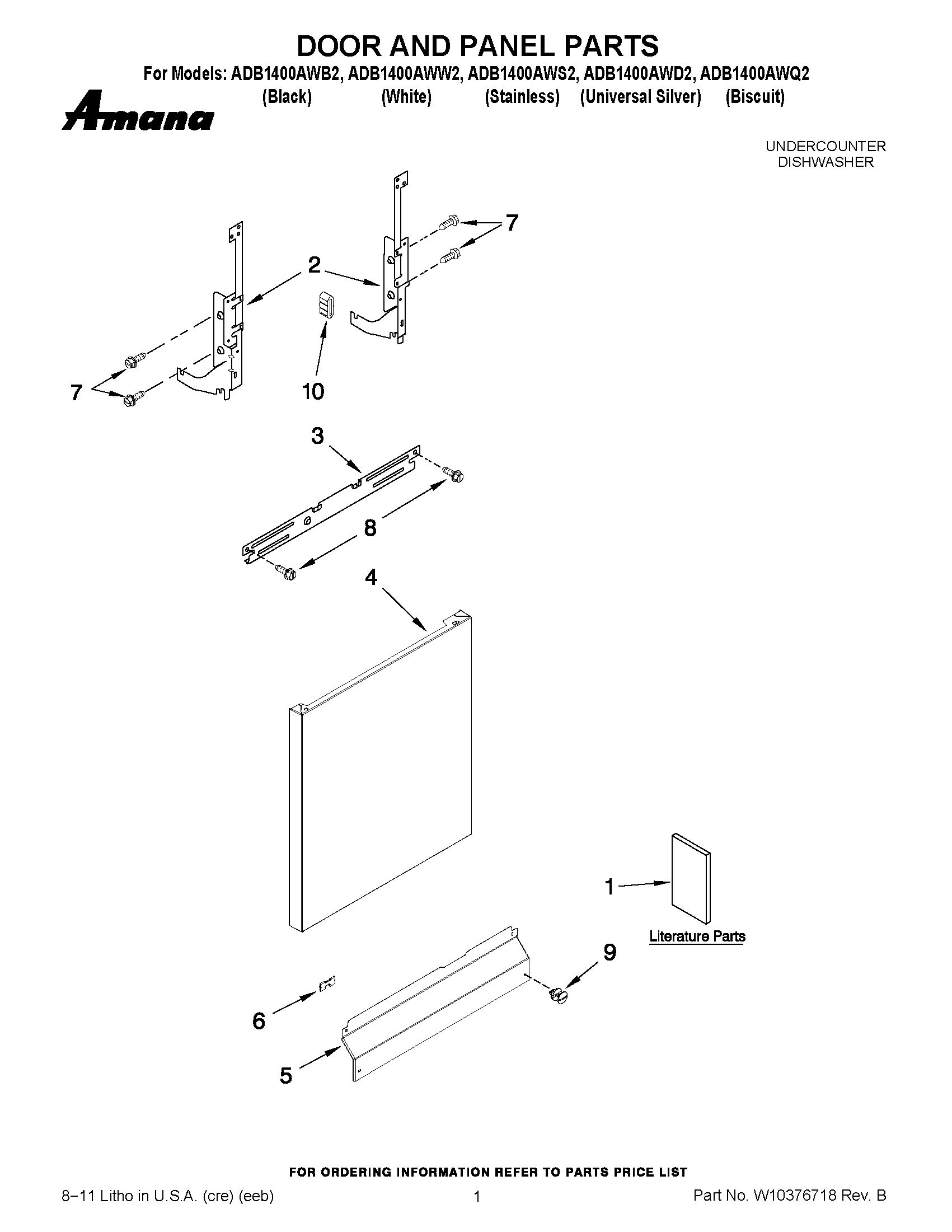 01 - DOOR AND PANEL PARTS