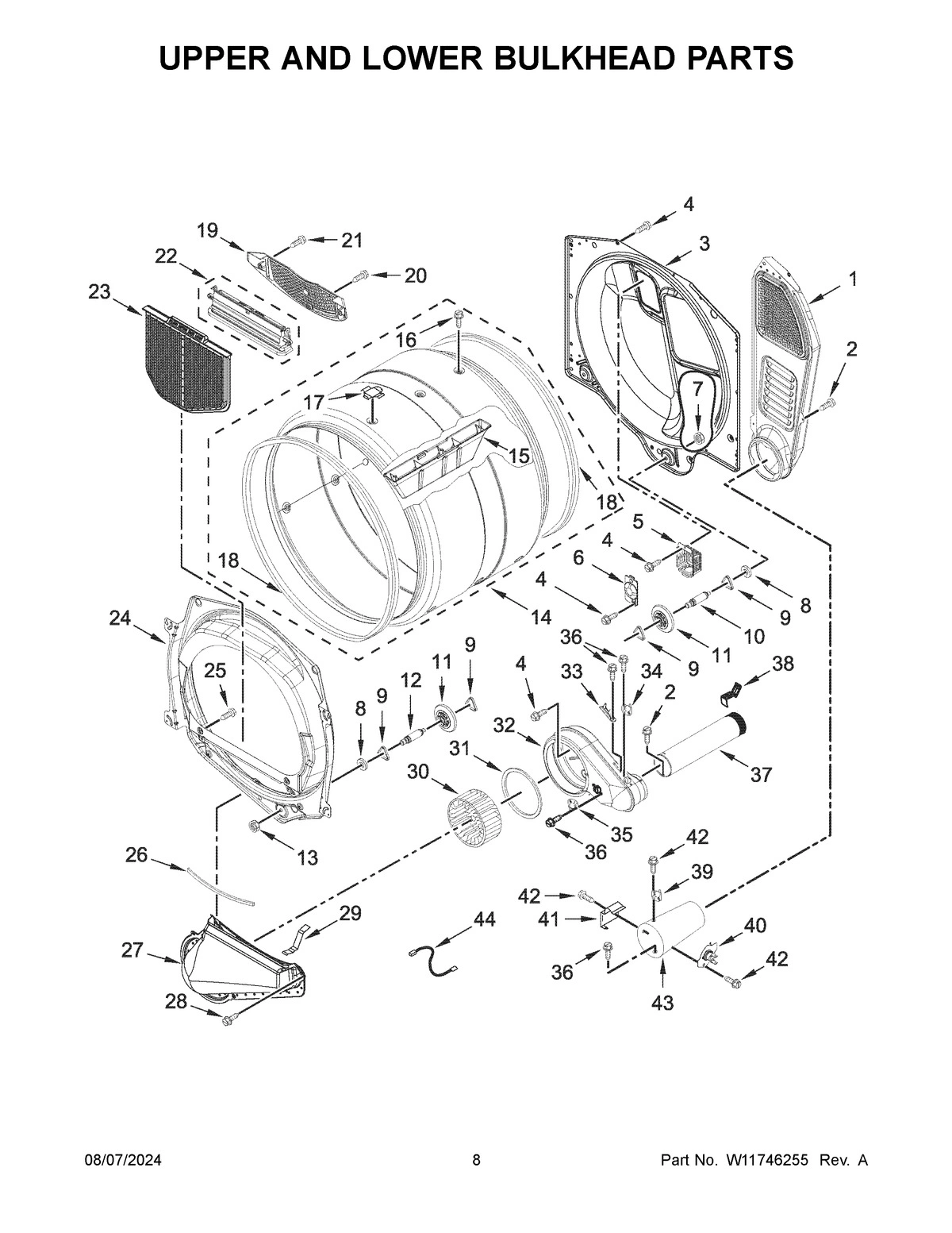 05 - UPPER AND LOWER BULKHEAD PARTS