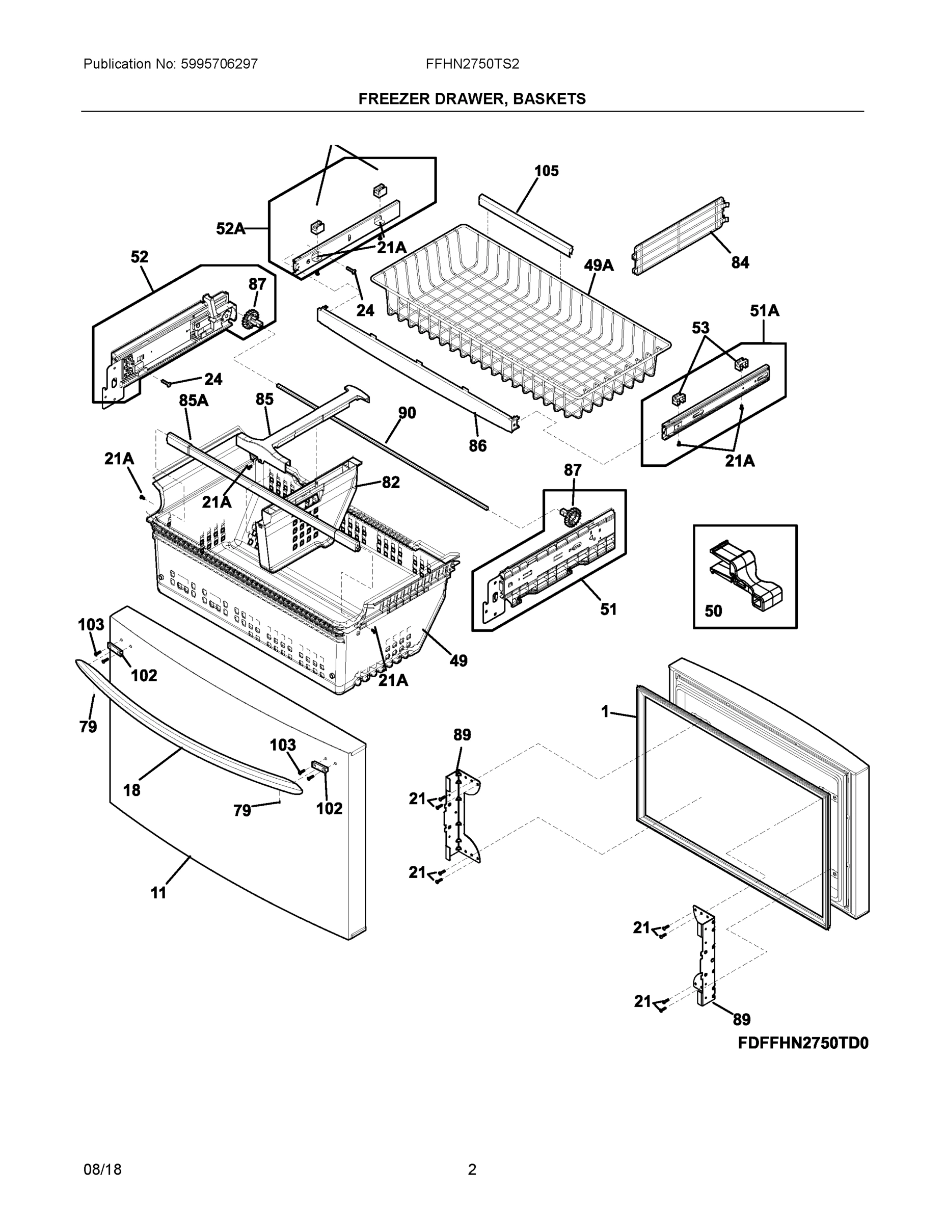 02 - FREEZER DRAWER, BASKETS