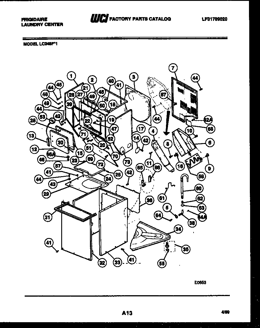 02 - CABINET PARTS AND HEATER