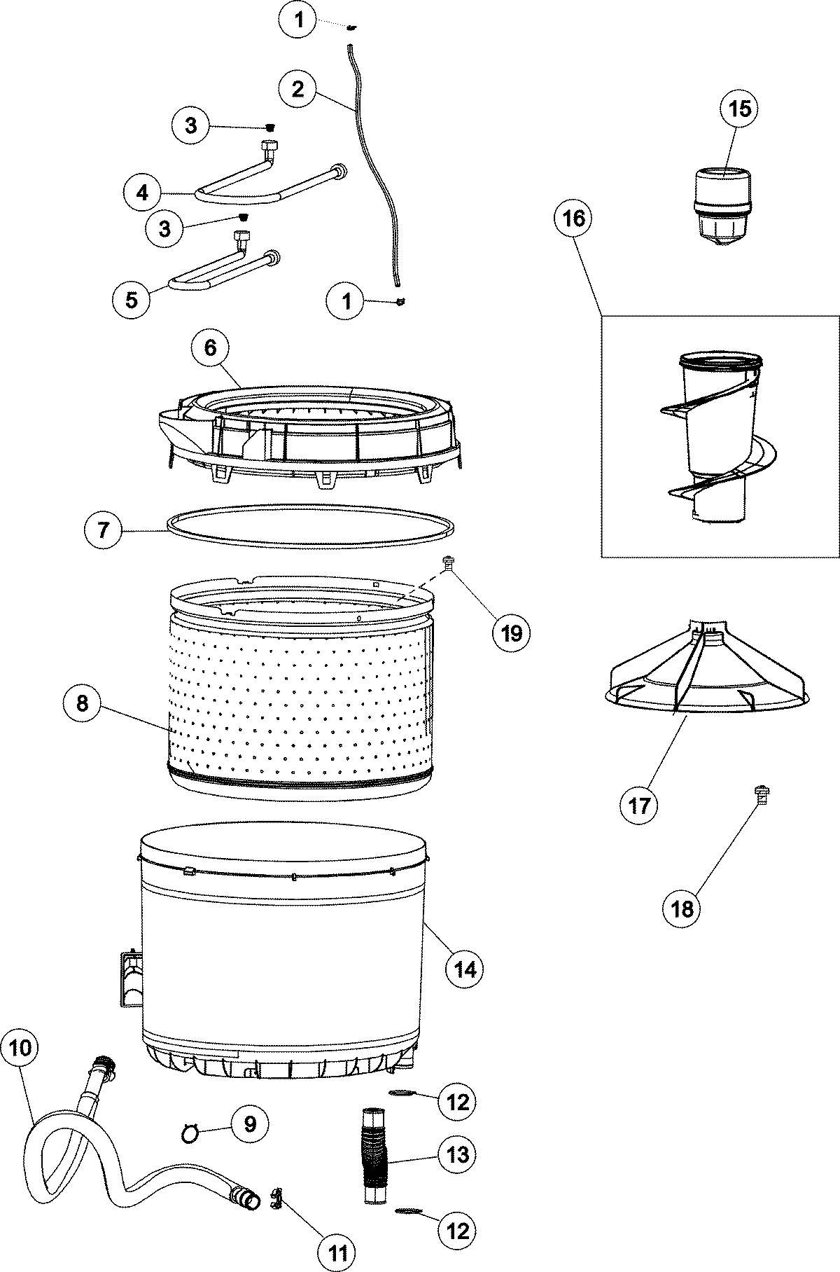 04 - INNER - OUTER TUB