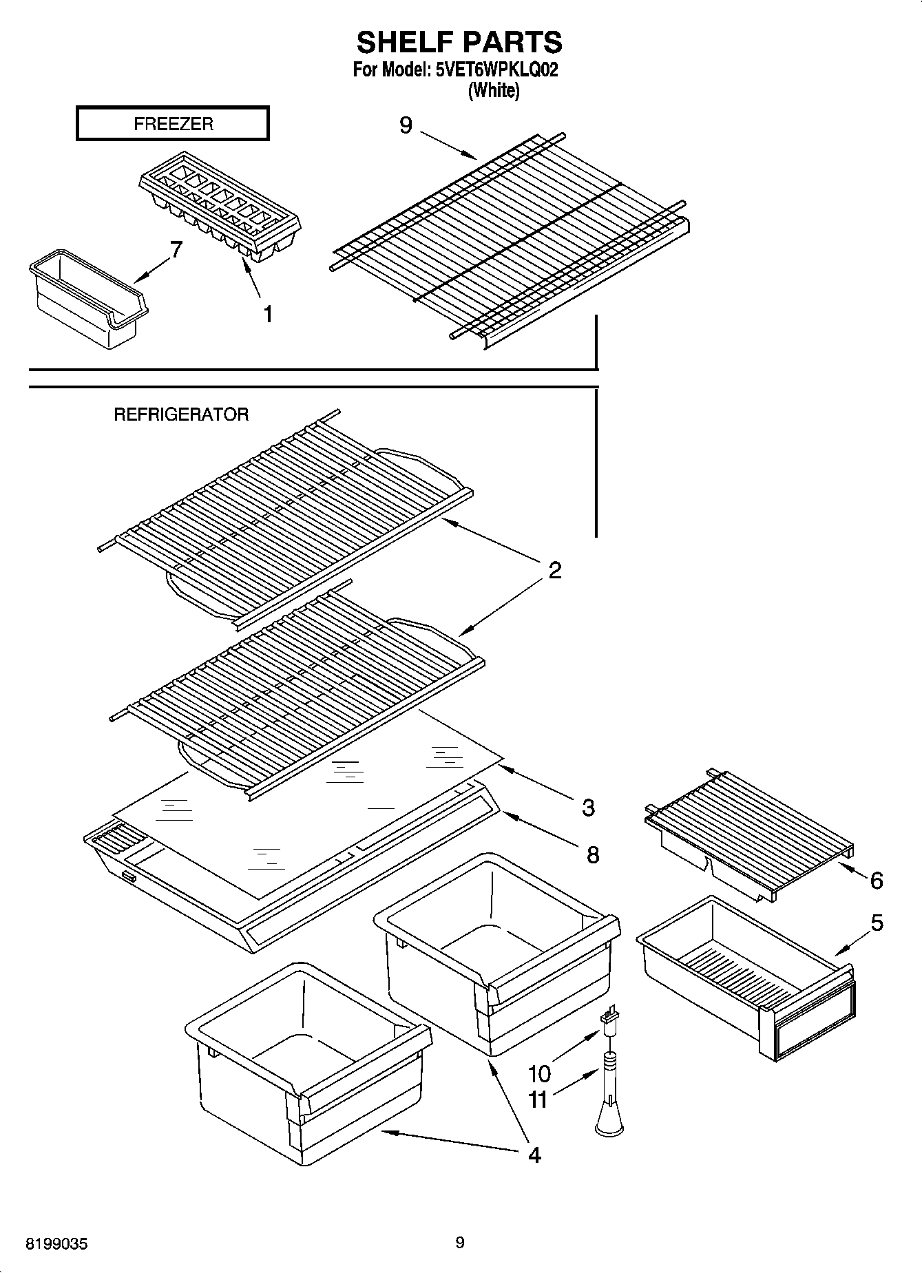 05 - SHELF PARTS, OPTIONAL PARTS