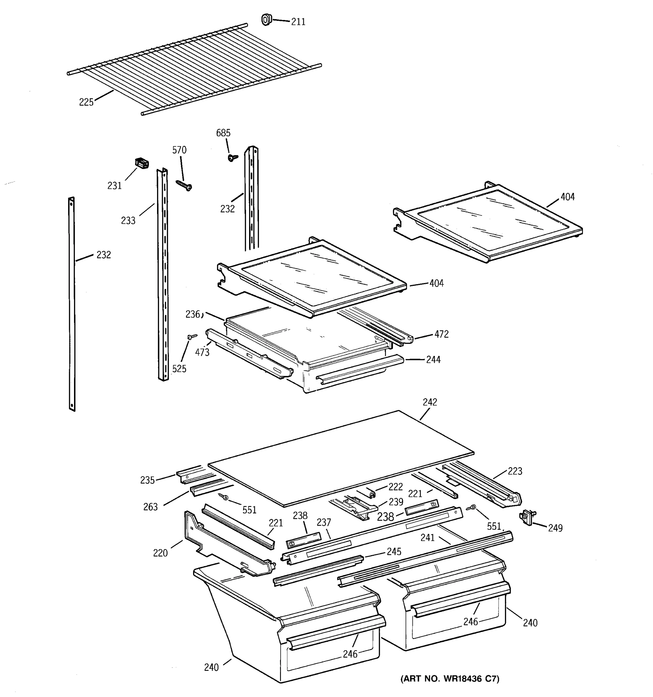 SHELF PARTS
