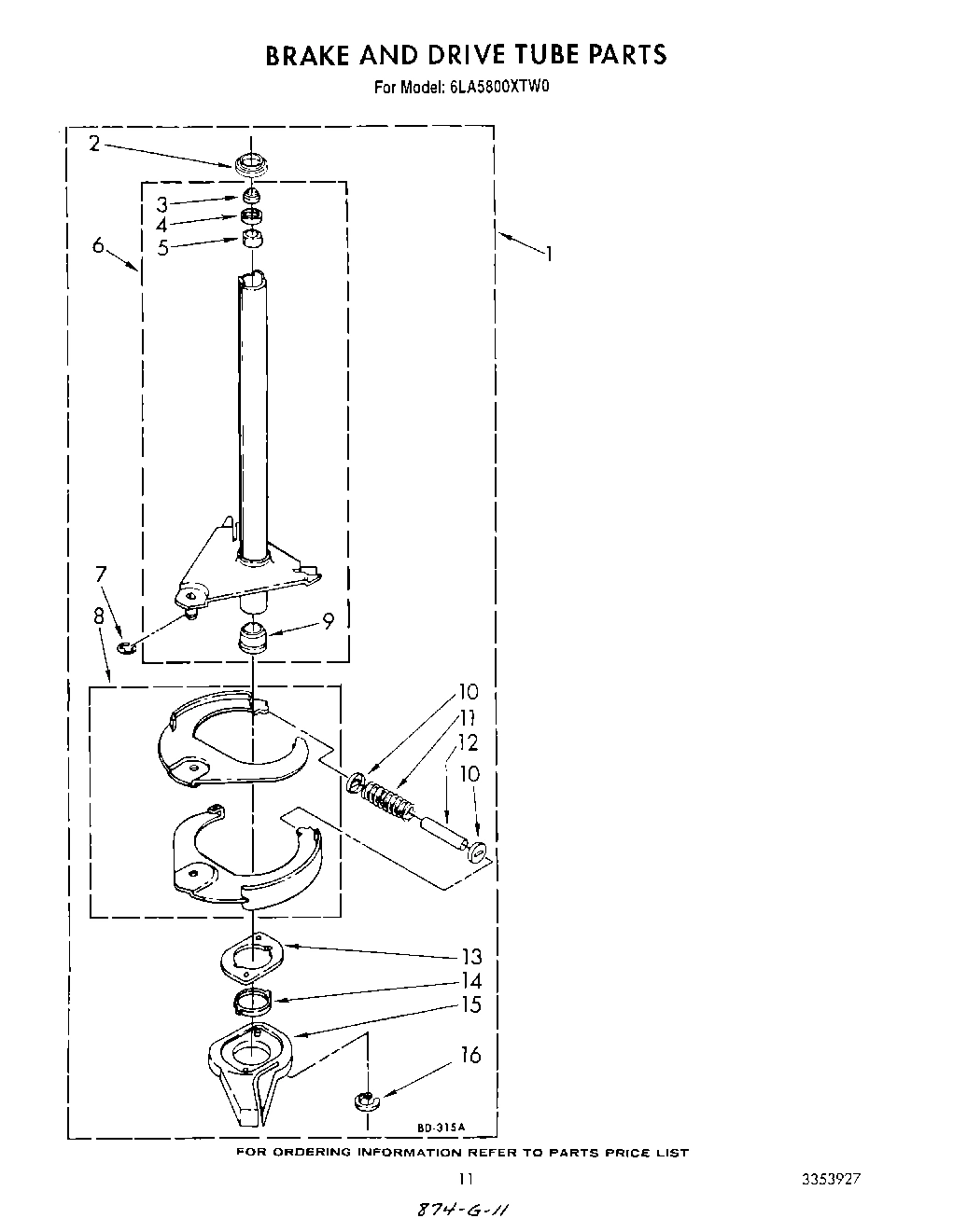 09 - BRAKE AND DRIVE TUBE