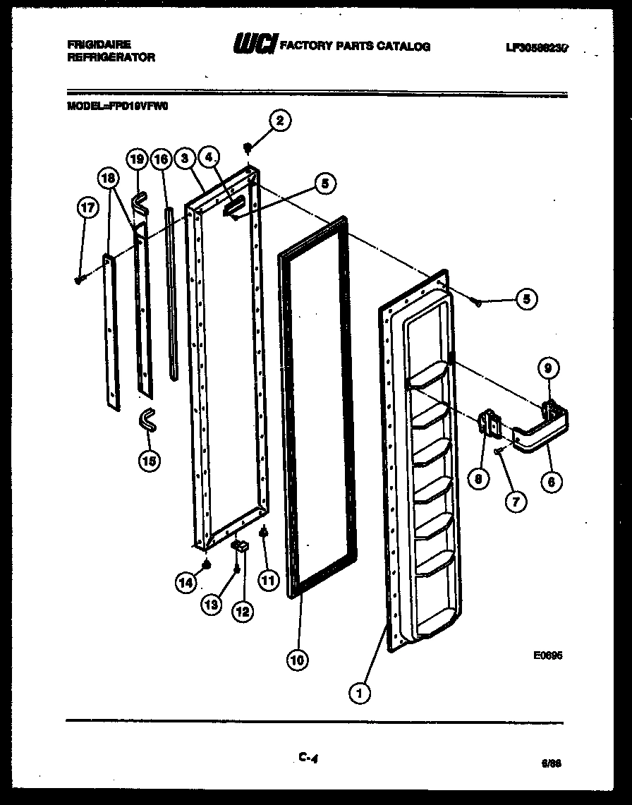 03 - FREEZER DOOR PARTS