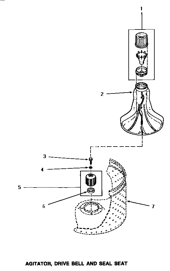 02 - AGITATOR, DRIVE BELL & SEAL SEAT