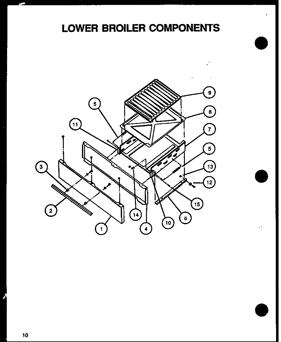 02 - LOWER BROILER COMPONENTS
