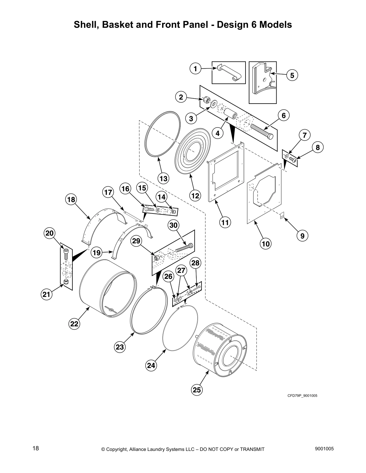 Shell, Basket and Front Panel - Design 6 Models