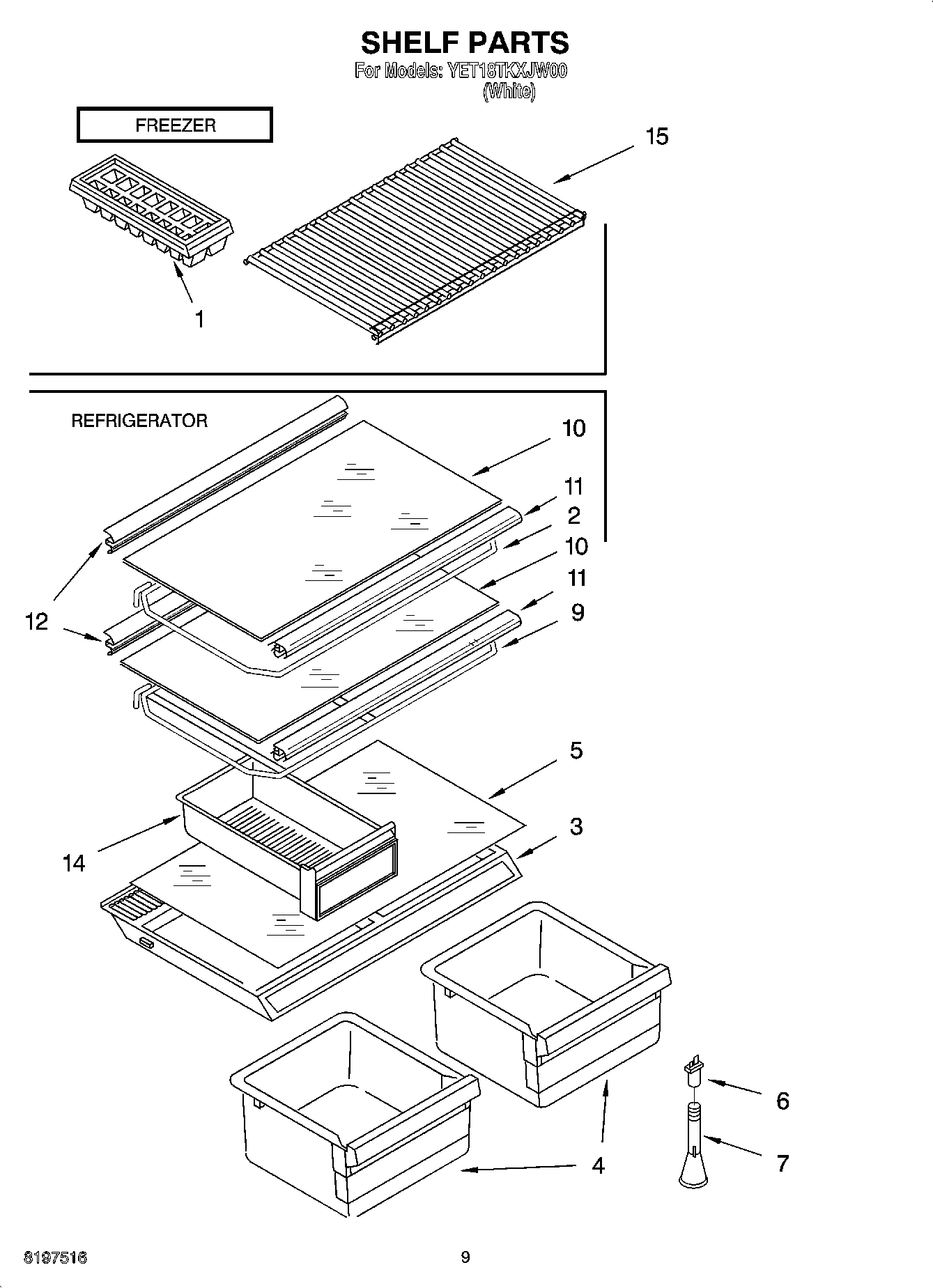 05 - SHELF PARTS, OPTIONAL PARTS