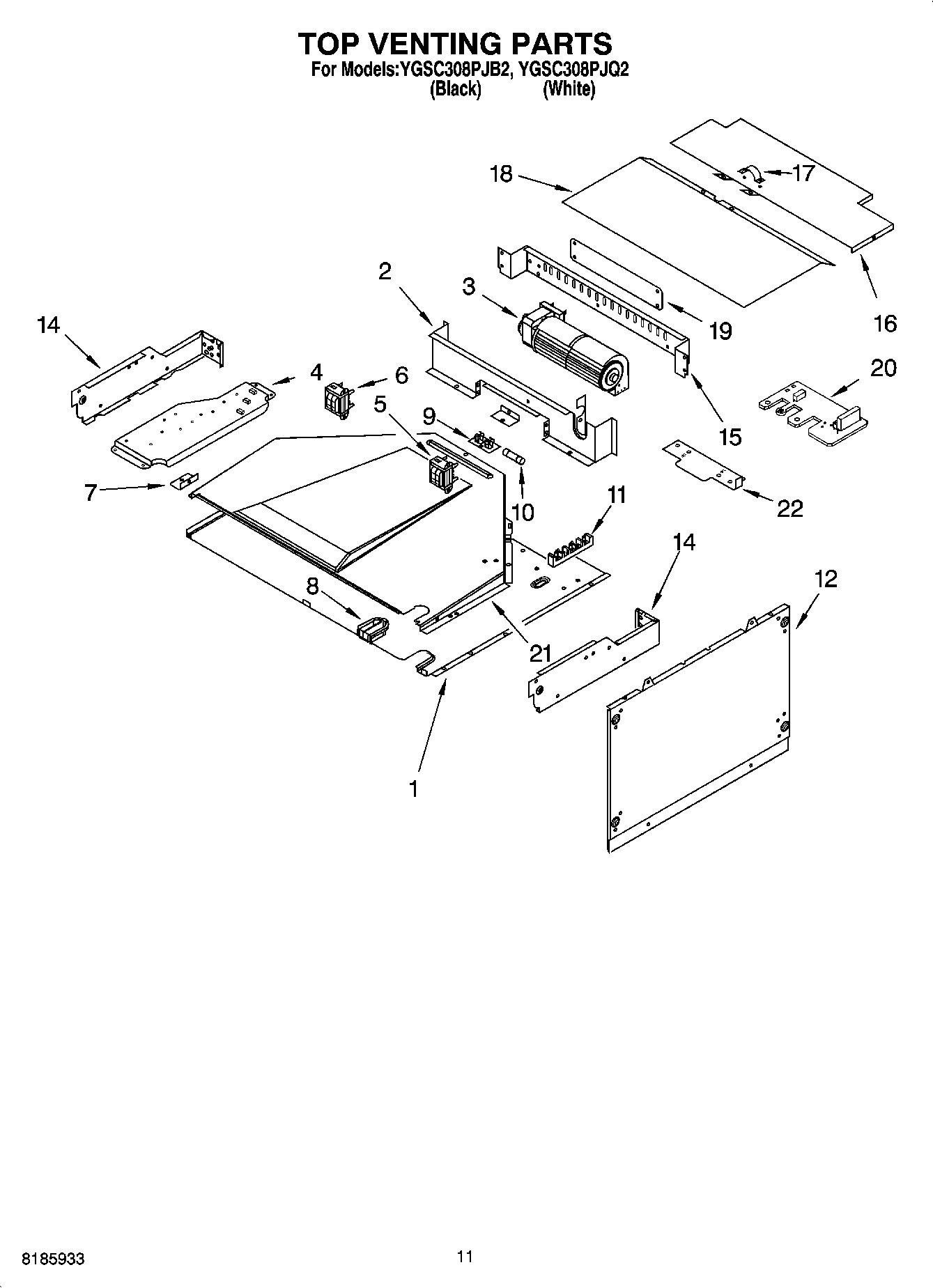 09 - TOP VENTING PARTS, OPTIONAL PARTS