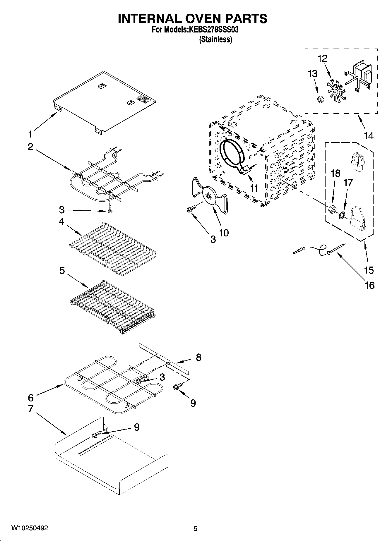 04 - INTERNAL OVEN PARTS