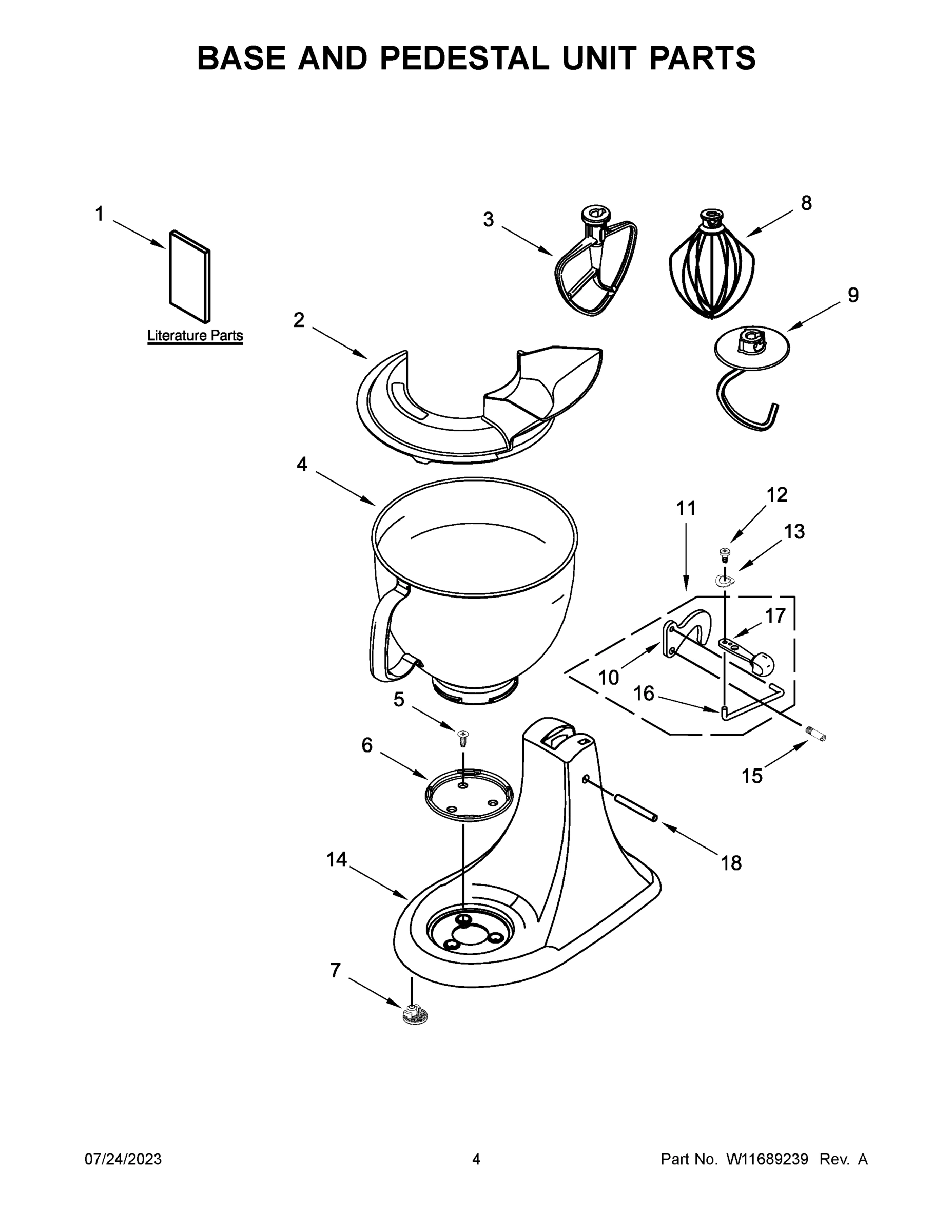 03 - BASE AND PEDESTAL UNIT PARTS