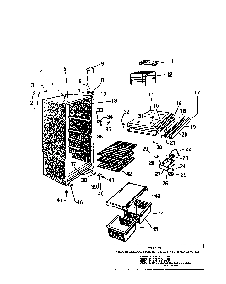 03 - CABINET, SHELVES, DIVIDER, FAN