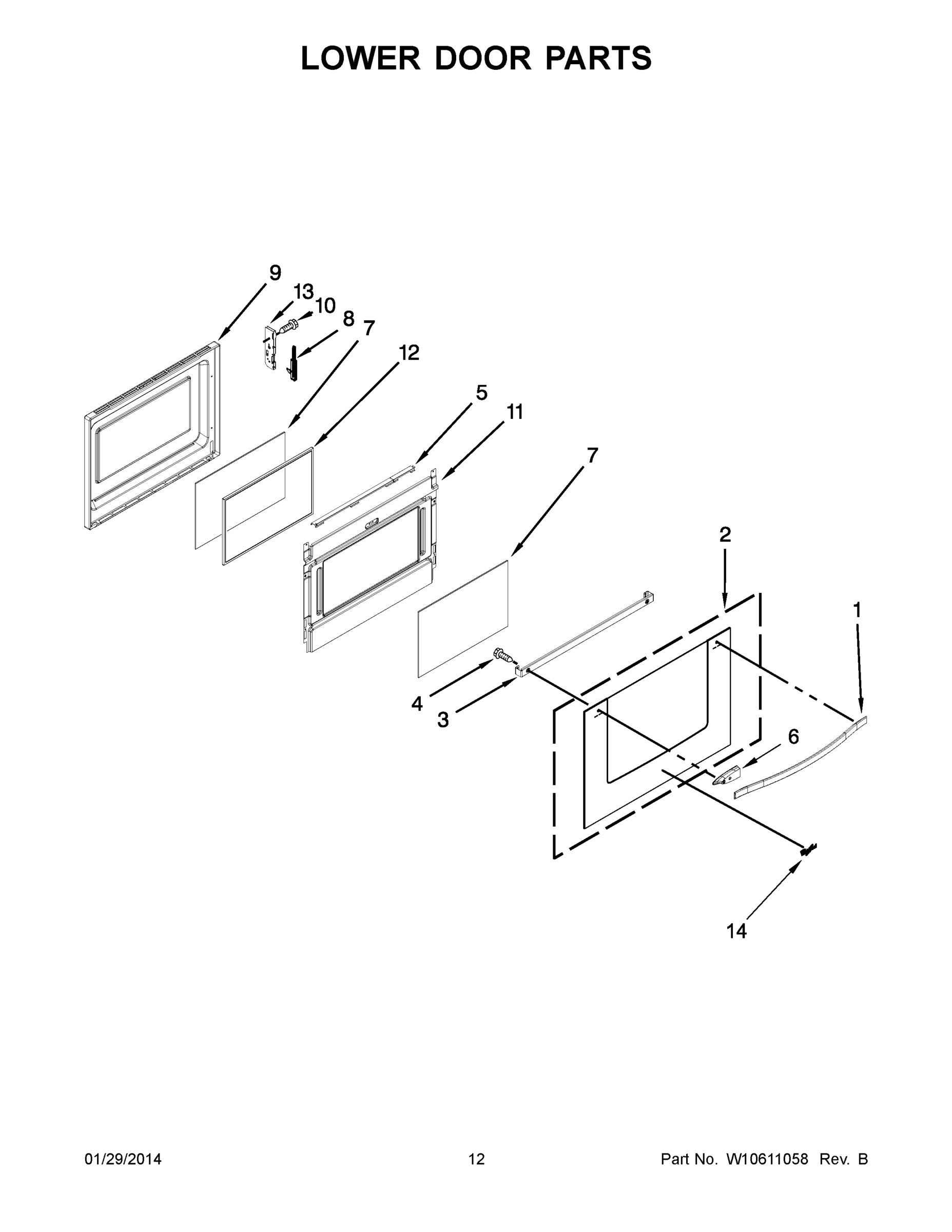 07 - LOWER DOOR PARTS