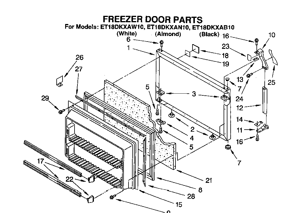 07 - FREEZER DOOR